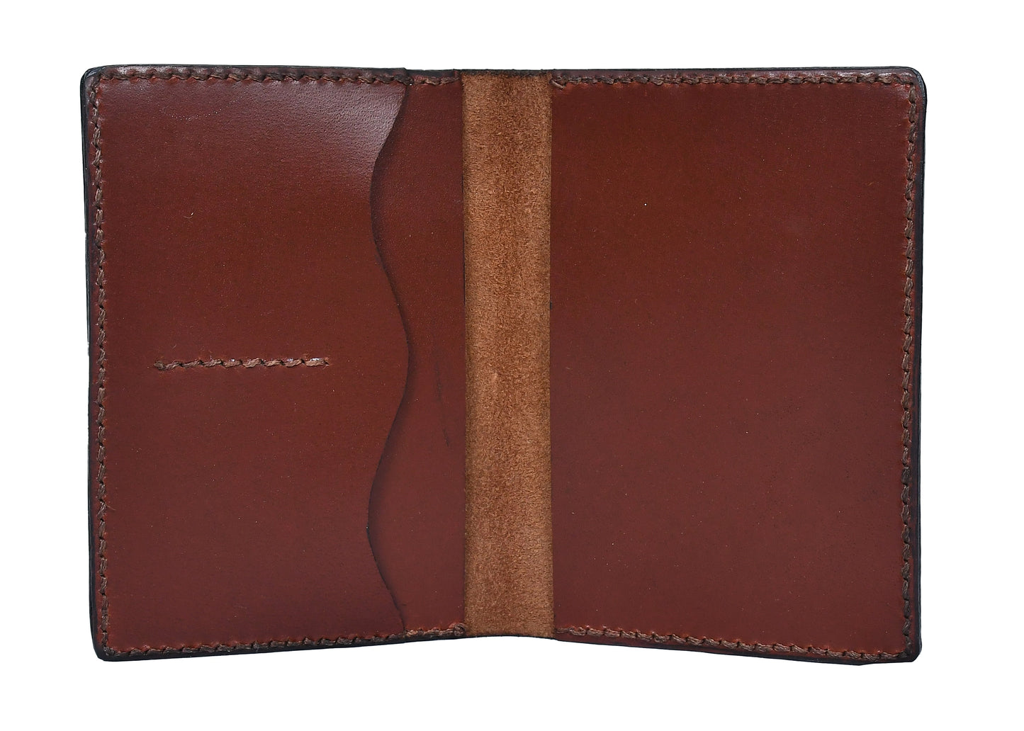 Pure leather passport case with designer look. Art: LA-1415 Pack of 50