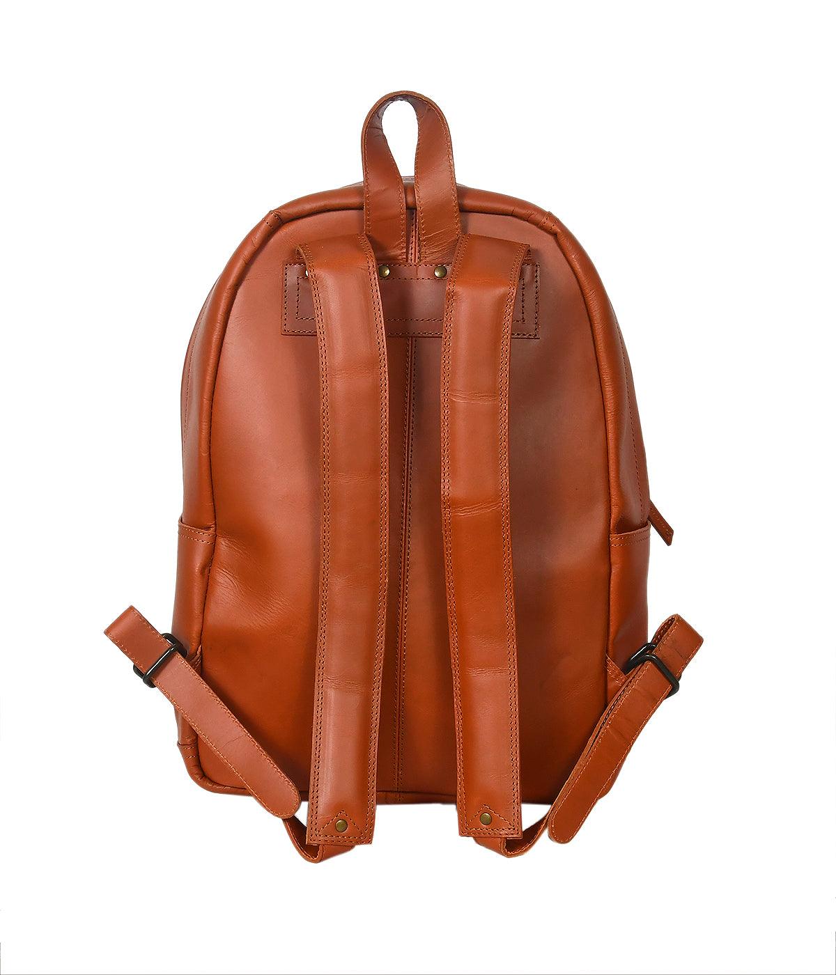 Leather Shoulder Office Backpack | Water Resistant Bag For Men, Art: BG-1419 Pack of 25