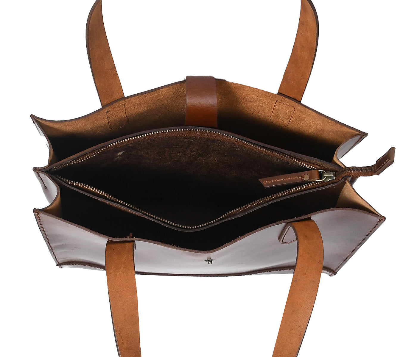 Celtic premium Elegant Brown Leather Tote Bag, Art: BG-1407 Pack of 25