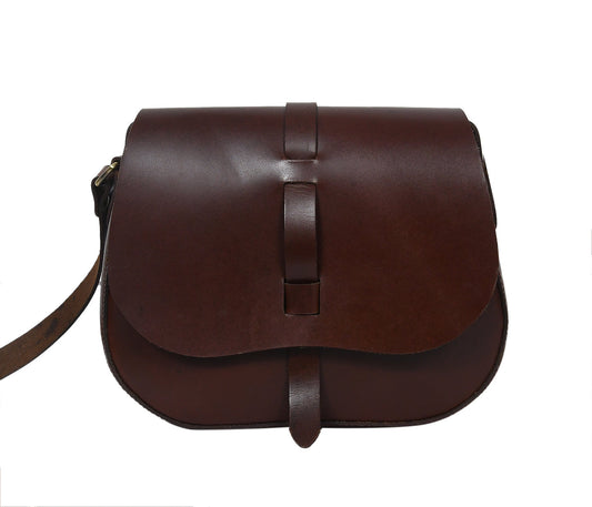 Celtic Latest Brown Leather Sling Bag  Stylish and Versatile. Art: BG-1410 Pack of 25