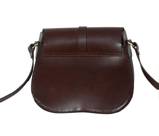 Celtic Latest Brown Leather Sling Bag  Stylish and Versatile. Art: BG-1410 Pack of 25