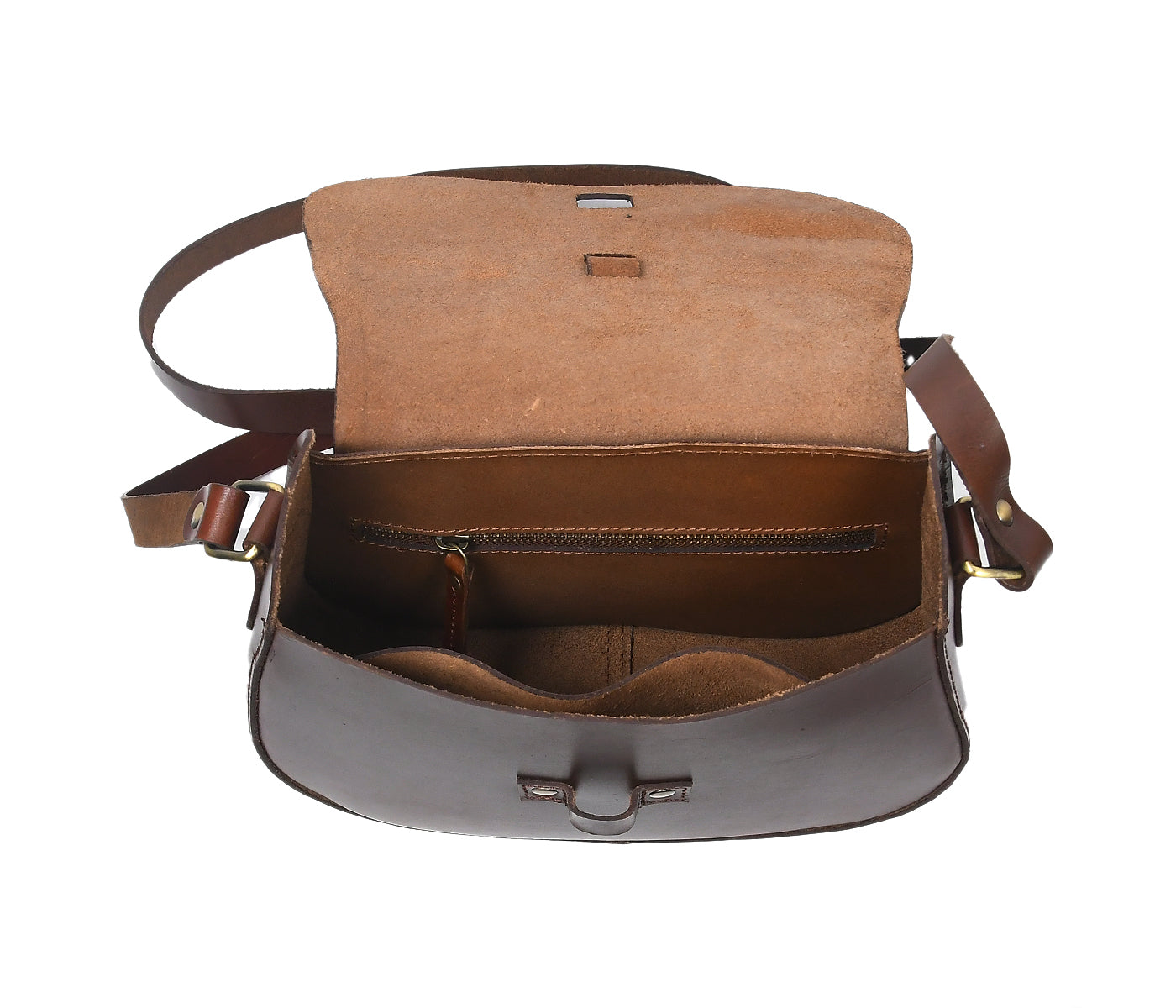Celtic Latest Brown Leather Sling Bag  Stylish and Versatile. Art: BG-1410 Pack of 25