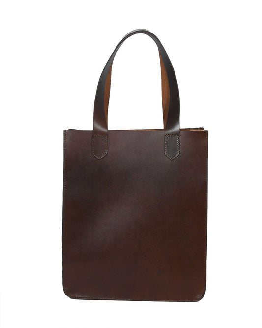 Elegance Redefined: Brown Leather Shopper Bag - Your Stylish Companion. Art: BG-1412 Pack of 25