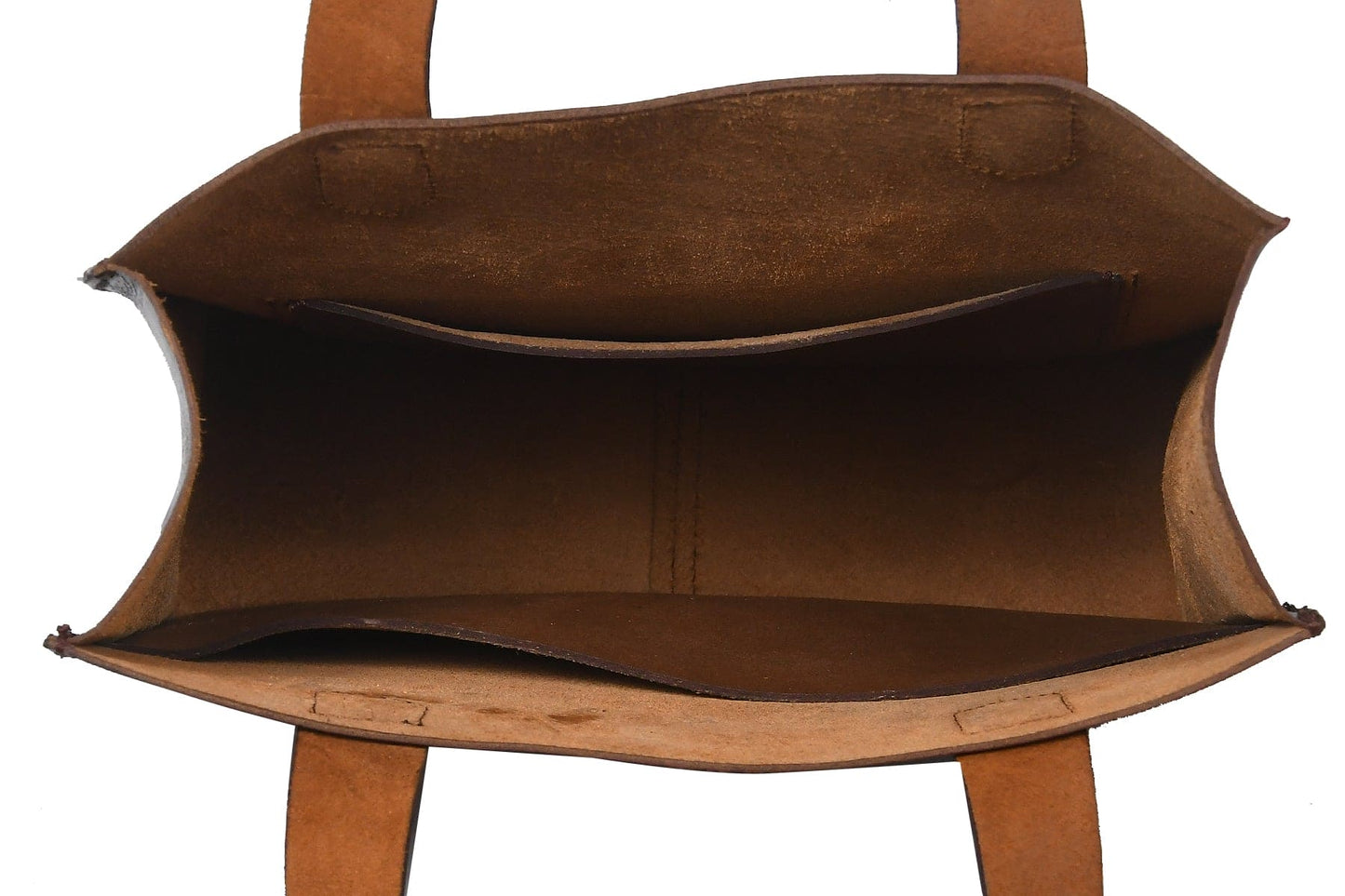 Elegance Redefined: Brown Leather Shopper Bag - Your Stylish Companion. Art: BG-1412 Pack of 25