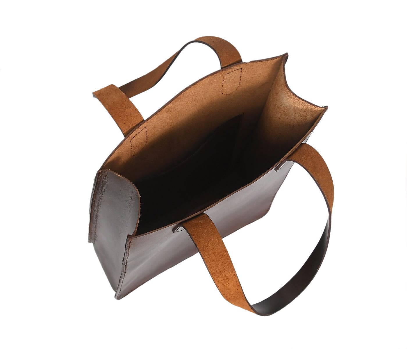 Elegance Redefined: Brown Leather Shopper Bag - Your Stylish Companion. Art: BG-1412 Pack of 25