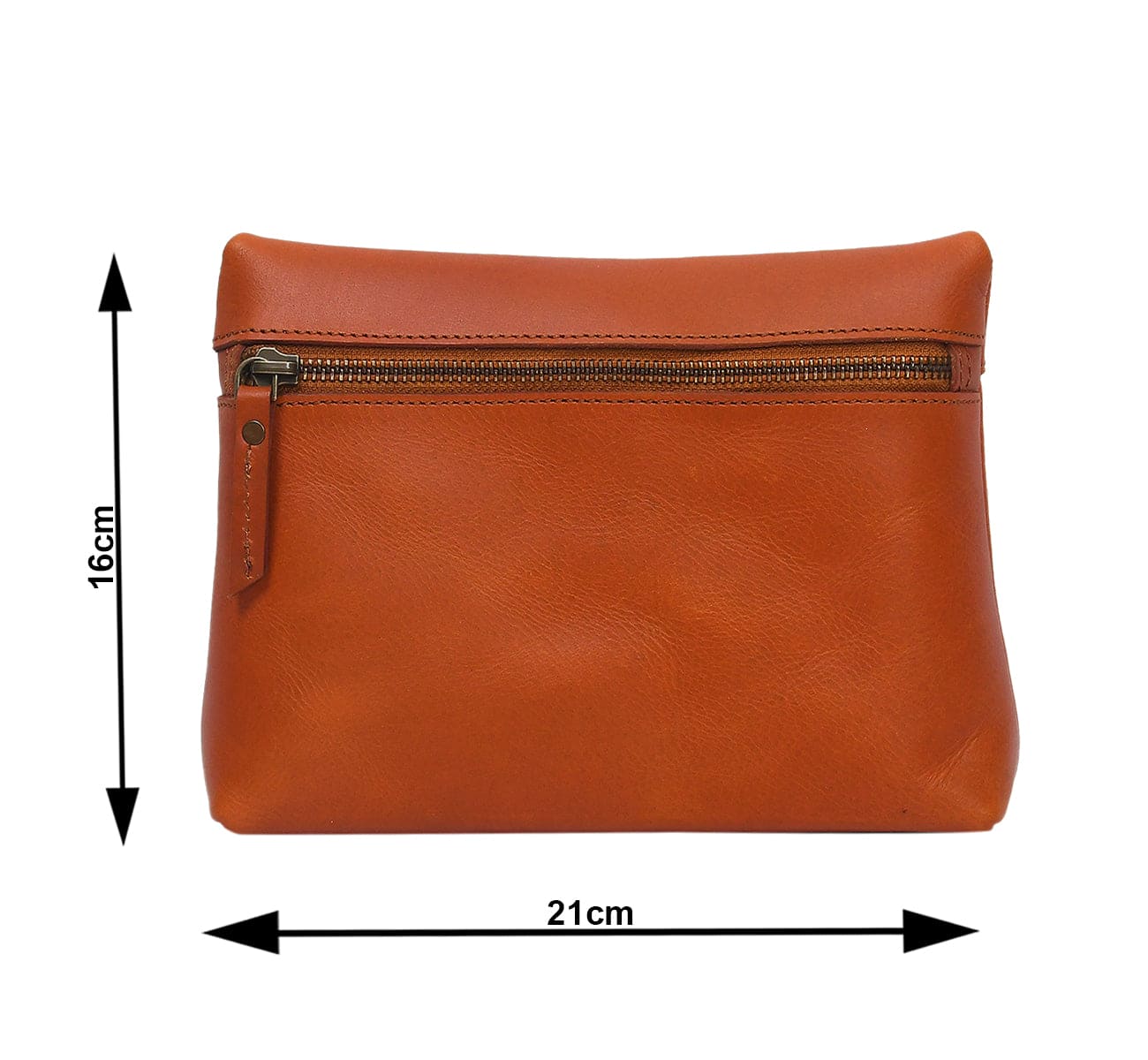 Timeless Elegance: Tan Leather Clutch Bag - Elevate Your Style. Art: BG-1414 Pack of 25