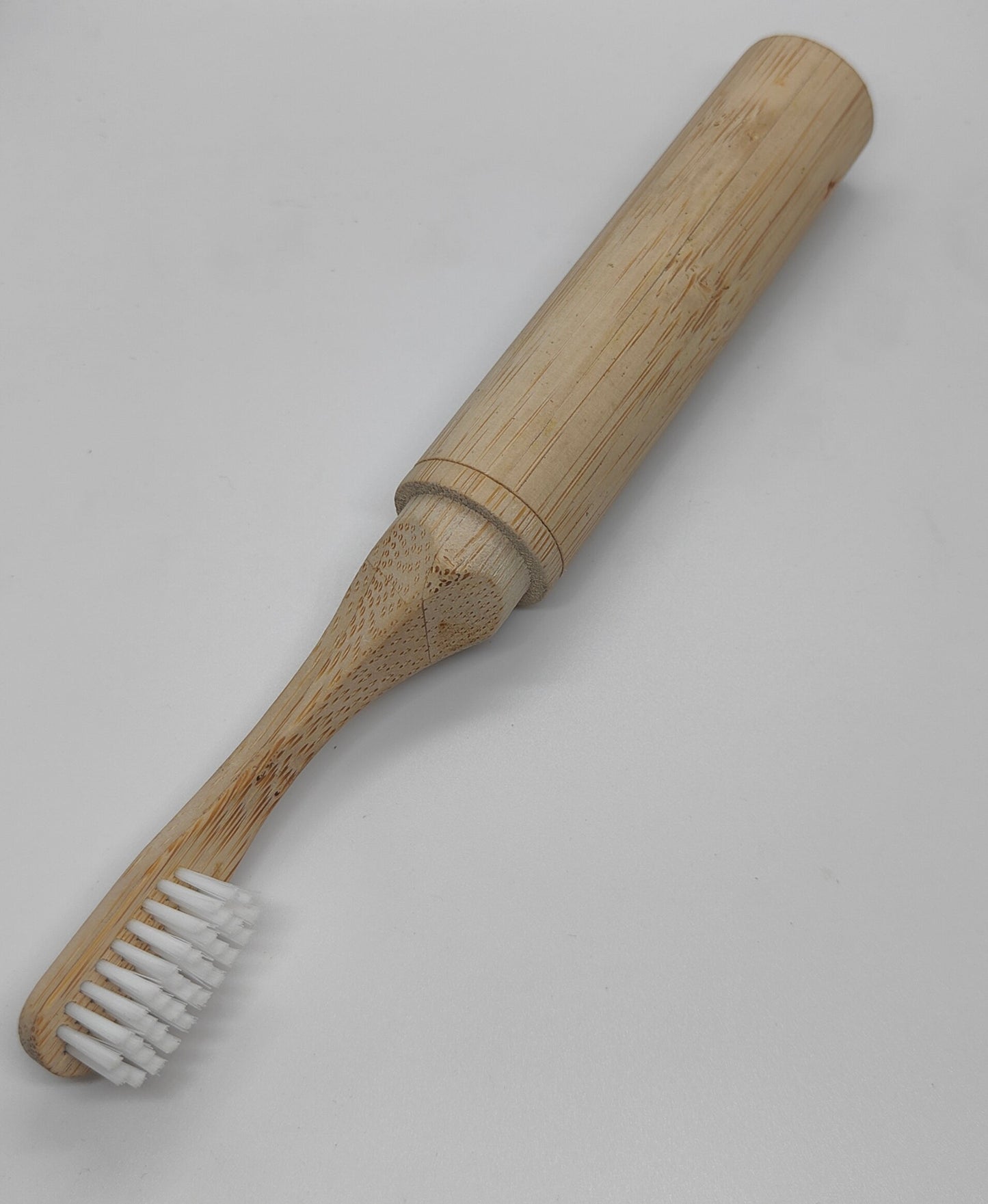 Bamboo Travel Toothbrush White Soft Brush Pack of 50