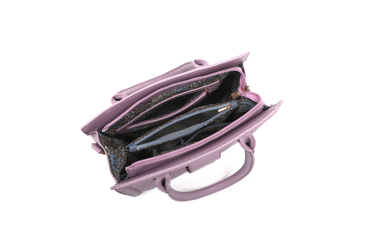 Stylish Synthetic Mauve Bag – Elegant & Versatile Handbag for Any Event,ART:-DK-2003 Pack of 25