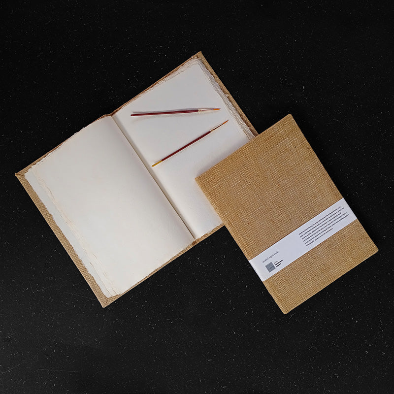 JUTE DECKLED NOTEBOOK A4 Pack of 50