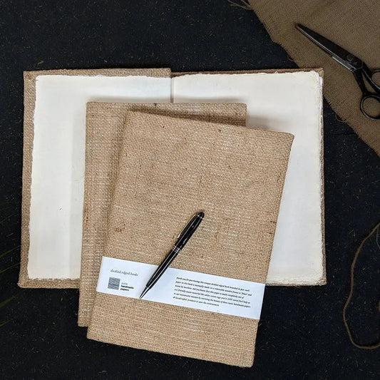 JUTE DECKLED NOTEBOOK A5 Pack of 50