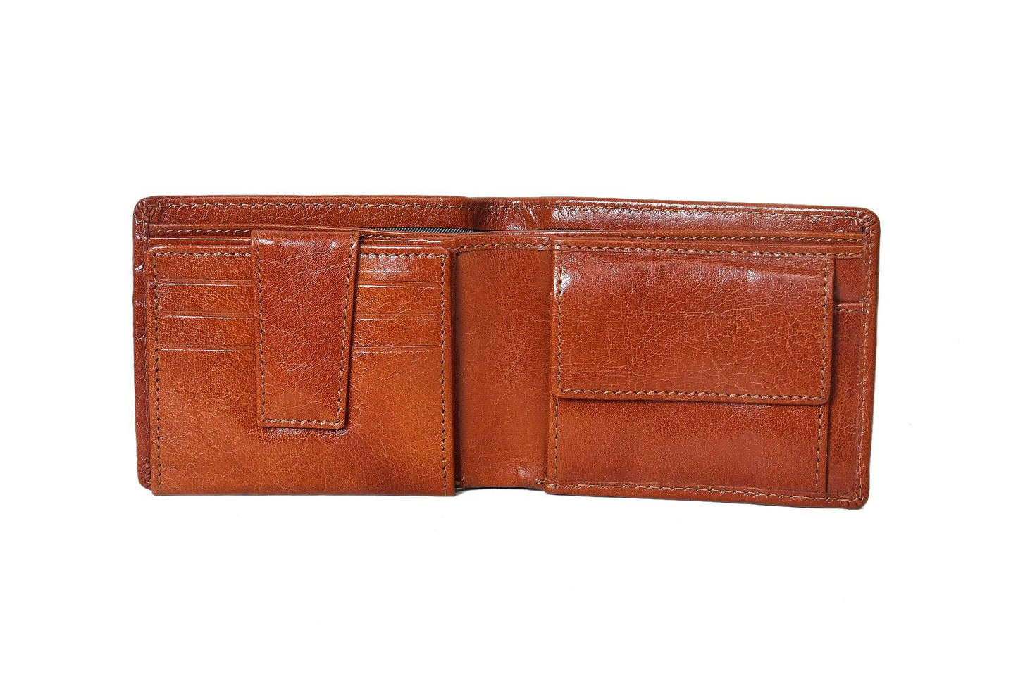 Tan Color Pure Leather Wallet For Men, Art:- LA-1399 Pack of 50
