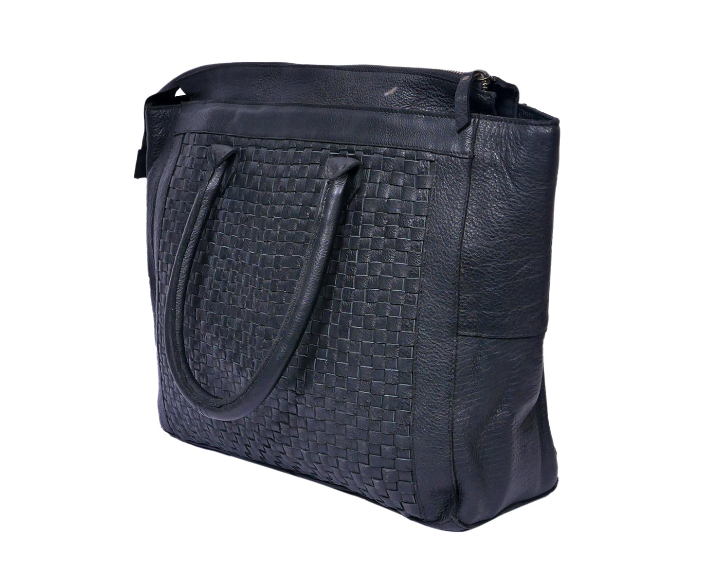 Luxury Noir: Black Leather Shoulder Bag. Art: BG-1495 Pack of 25