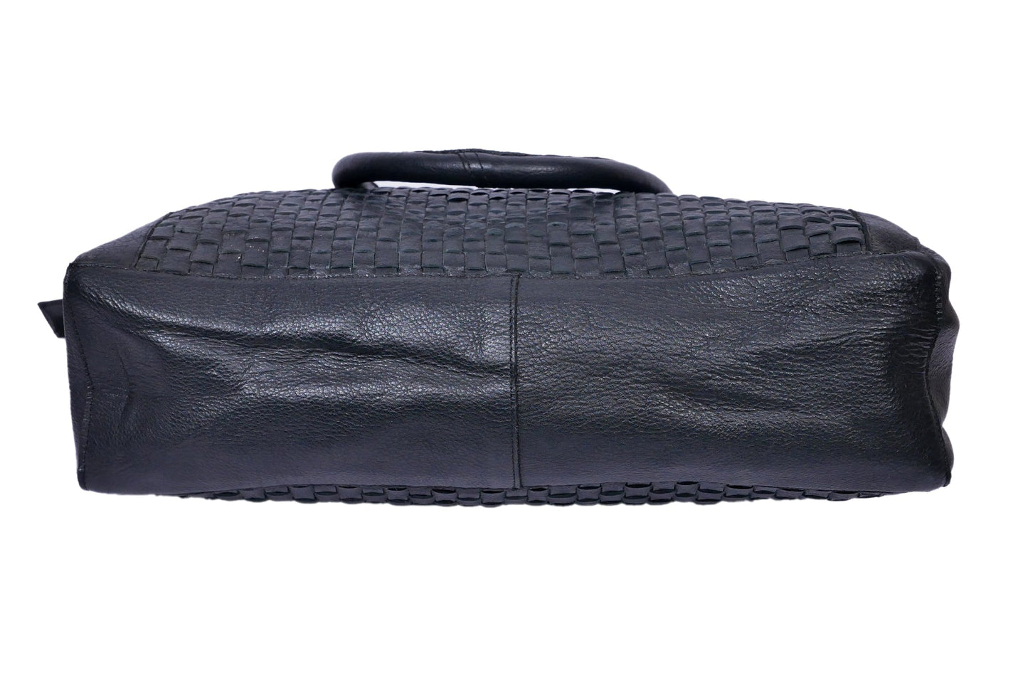 Luxury Noir: Black Leather Shoulder Bag. Art: BG-1495 Pack of 25