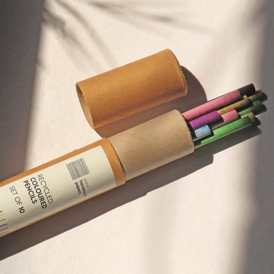 RECYCLED ECO-FRIENDLY COLOURED PENCILS Pack of 50