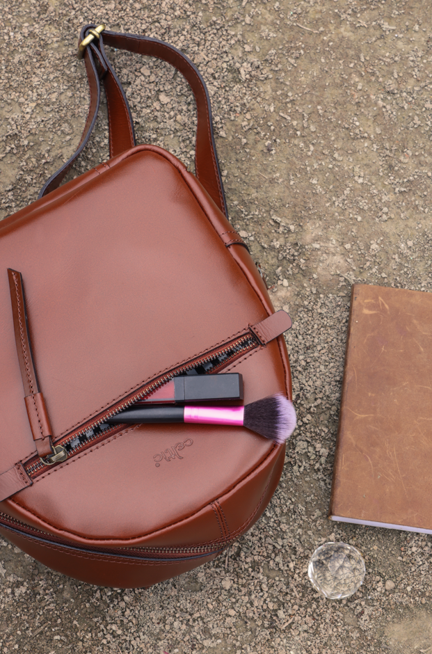 Stylish Small Leather Backpack: Durable & Chic Carryall, Art: BG-1575 Pack of 25