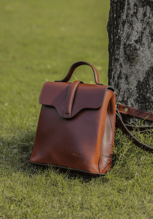Chic Brown Small Backpack: Elevate Your Style with Fashion and Functionality.  Art: BG-1579 Pack of 25