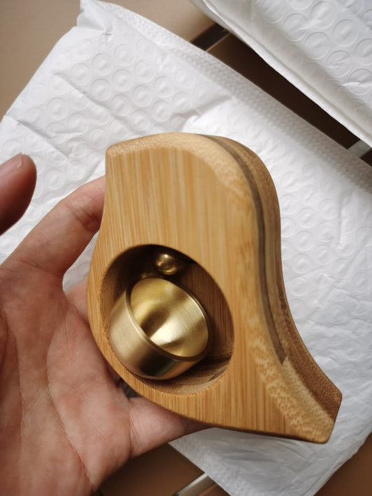 Japanese Style Bamboo Door Bell - Sprarow Shape Pack of 50