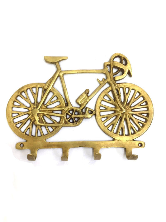 Bicycle Style Brass Premium Range Key Holders Exclusively Now At Tamrapatra Pack of 50