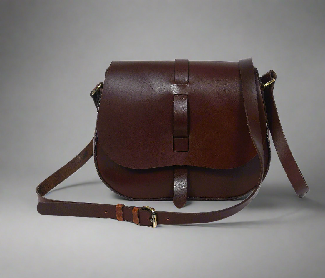 Celtic Latest Brown Leather Sling Bag  Stylish and Versatile. Art: BG-1410 Pack of 25