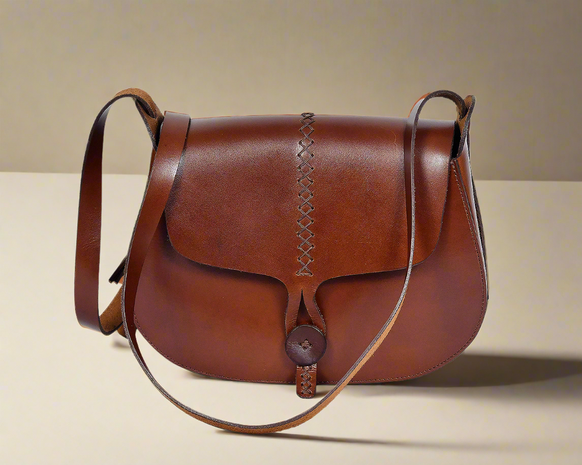 Pure Leather Sling Bag, Art: BG-1391. Pack of 25