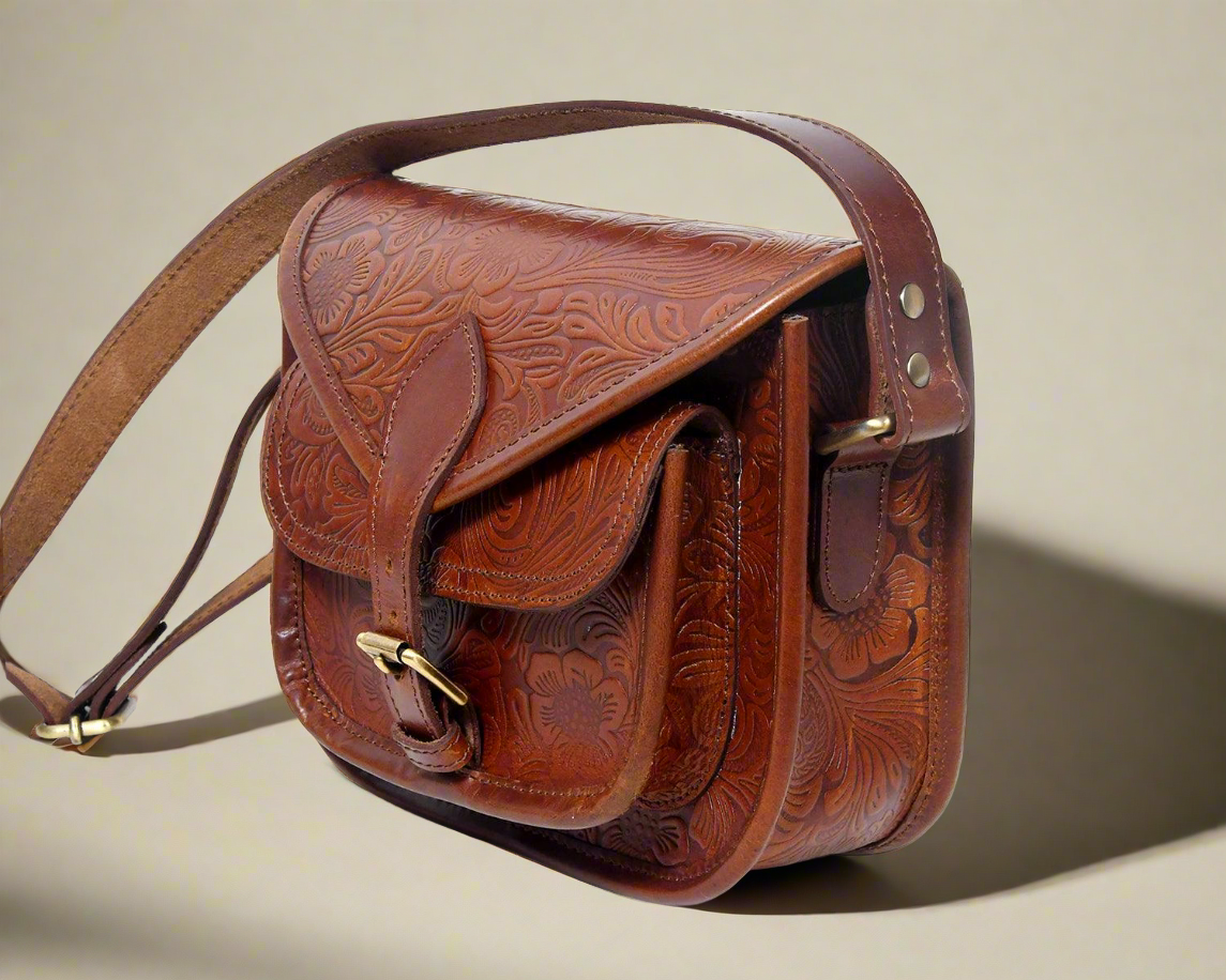 Embossing Leather Bag. Art: BG-1362Brown, BG-1749Black Pack of 25