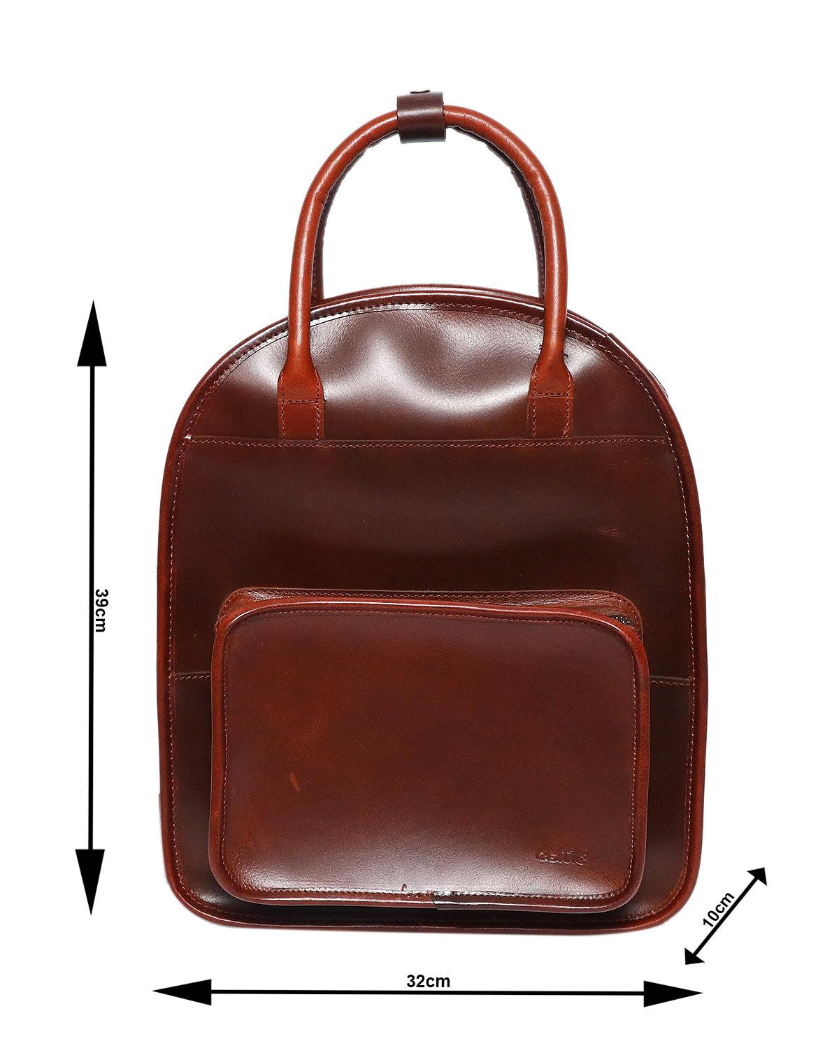 Pure leather womens backpack bag for casual use | Handmade with glorious design,   Art: BG-1464 Pack of 25