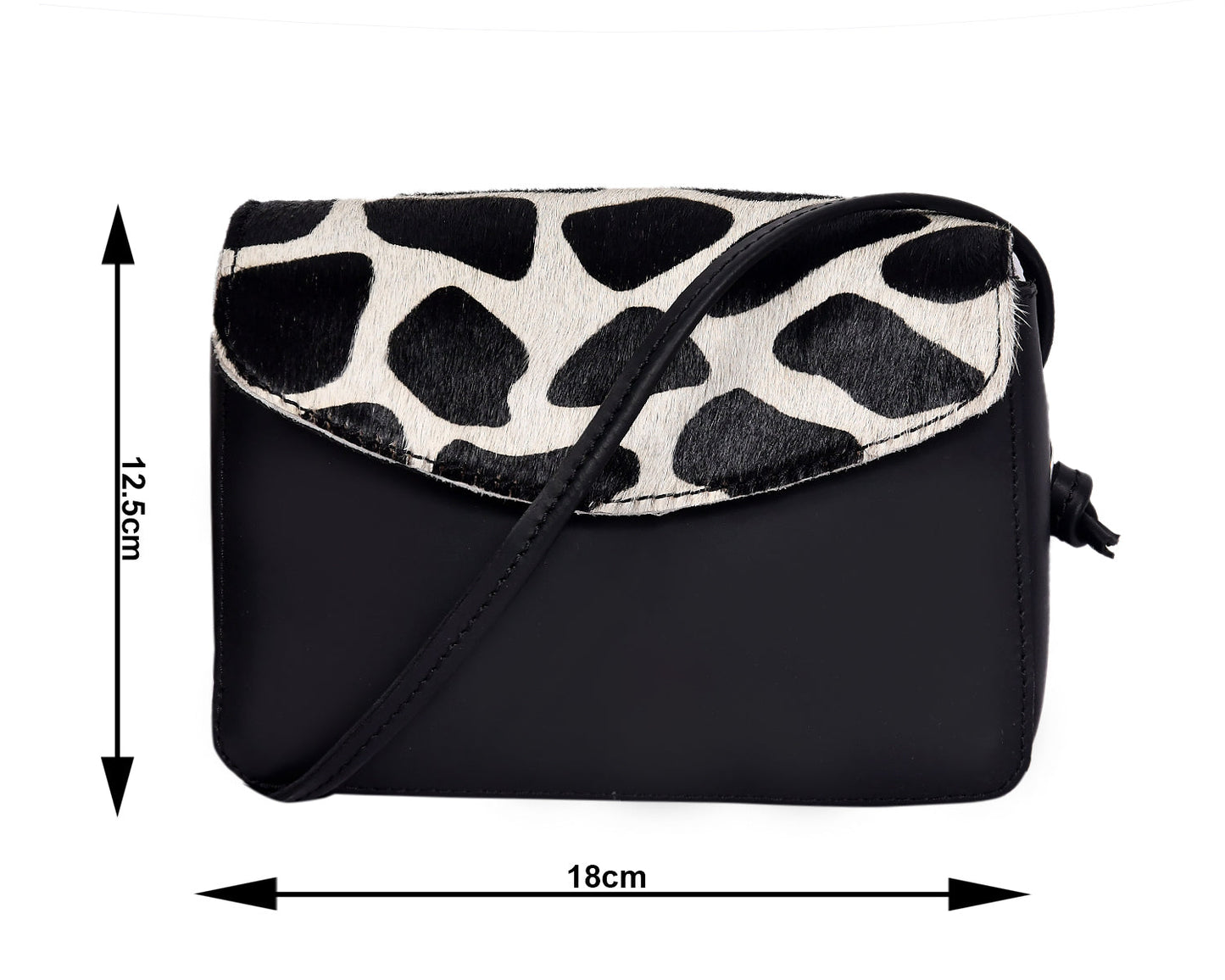 Elevate Your Style with our Hair-on Leather Sling Bag. Art: BG-1439 Pack of 25