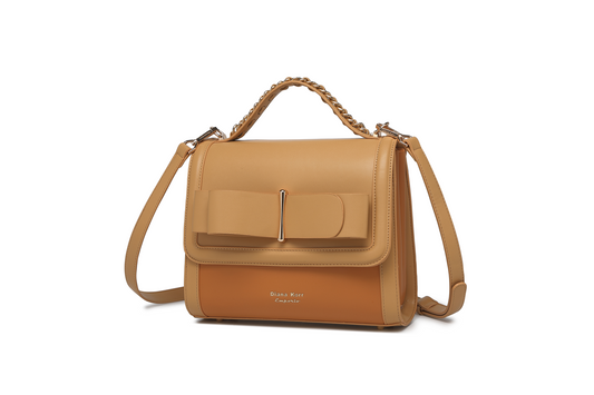 Premium Synthetic Yellow Bag – Luxe, Trendy & Durable Handbag, ART:-DK-2009 Pack of 25