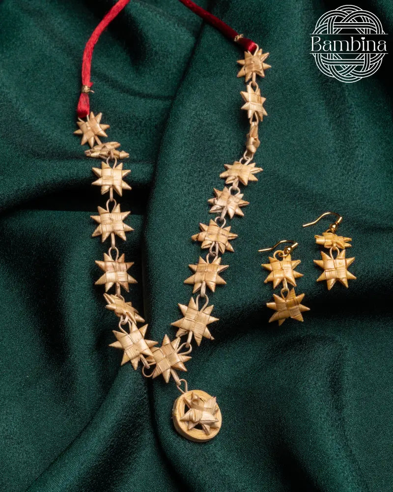Flat star mala with Juhiring pendant Pack of 50