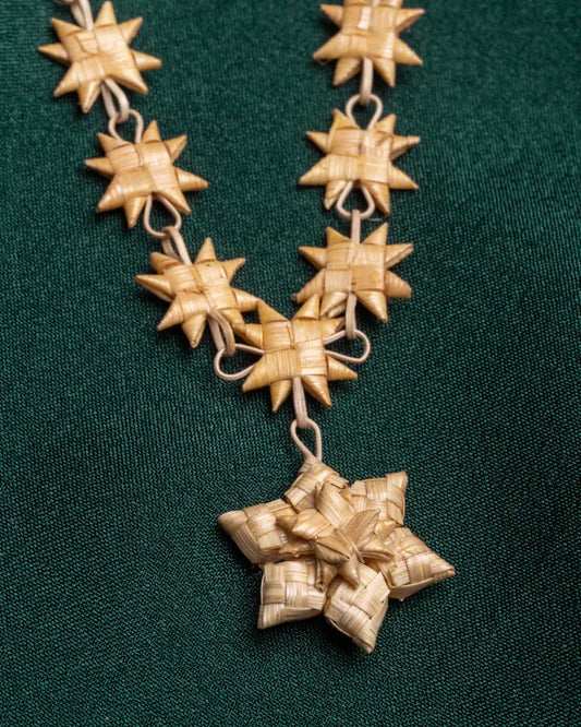 Flat star mala with sunflower pendant Pack of 50