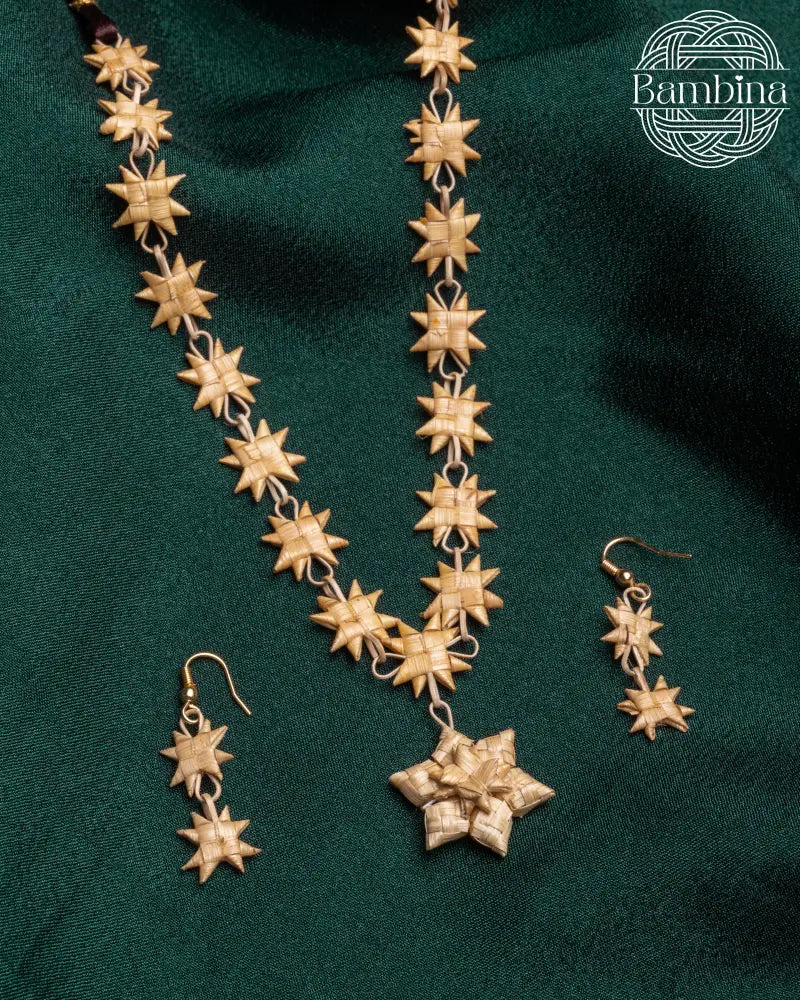 Flat star mala with sunflower pendant Pack of 50