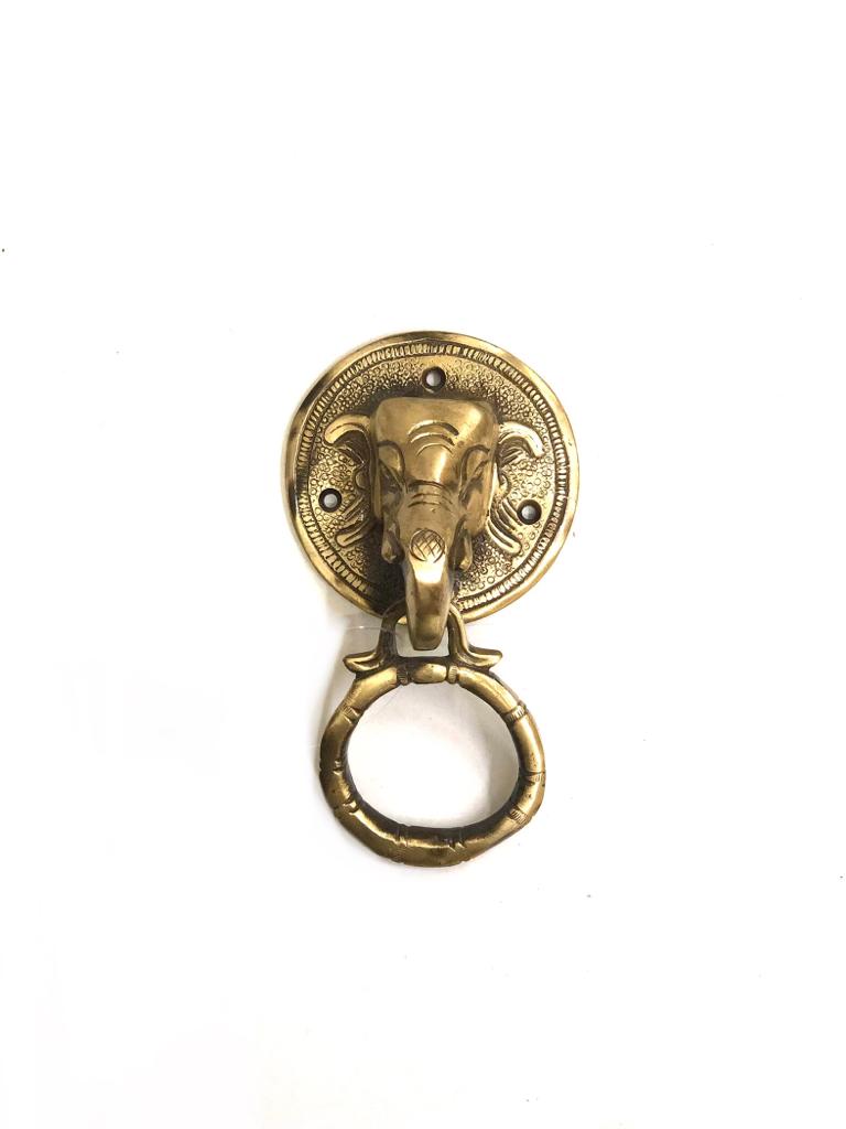 Designer Door Knockers Brass Handicrafts Excellent Choice For Homes Tamrapatra Pack of 50