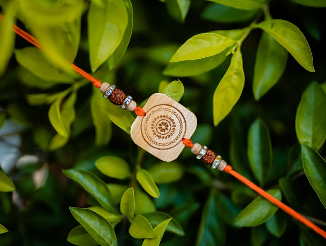 Bamboo India Handmade Bamboo Rakhi - Celebrate Raksha Bandhan Pack of 50