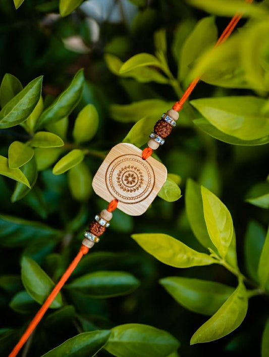 Bamboo India Handmade Bamboo Rakhi - Celebrate Raksha Bandhan Pack of 50