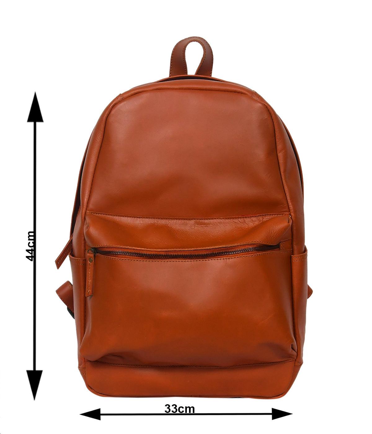Leather Shoulder Office Backpack | Water Resistant Bag For Men, Art: BG-1419 Pack of 25