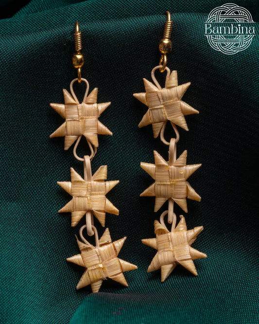 Triple Layer Flat star Earrings Pack of 50