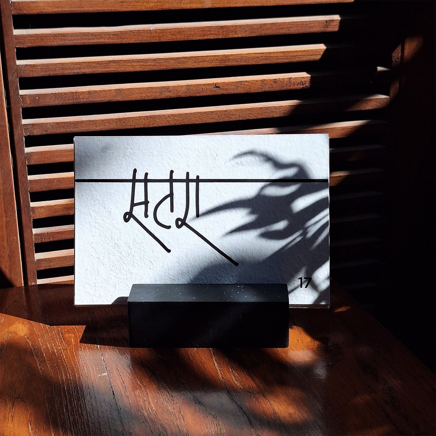 CALLIGRAPHY DATE STAND Pack of 50