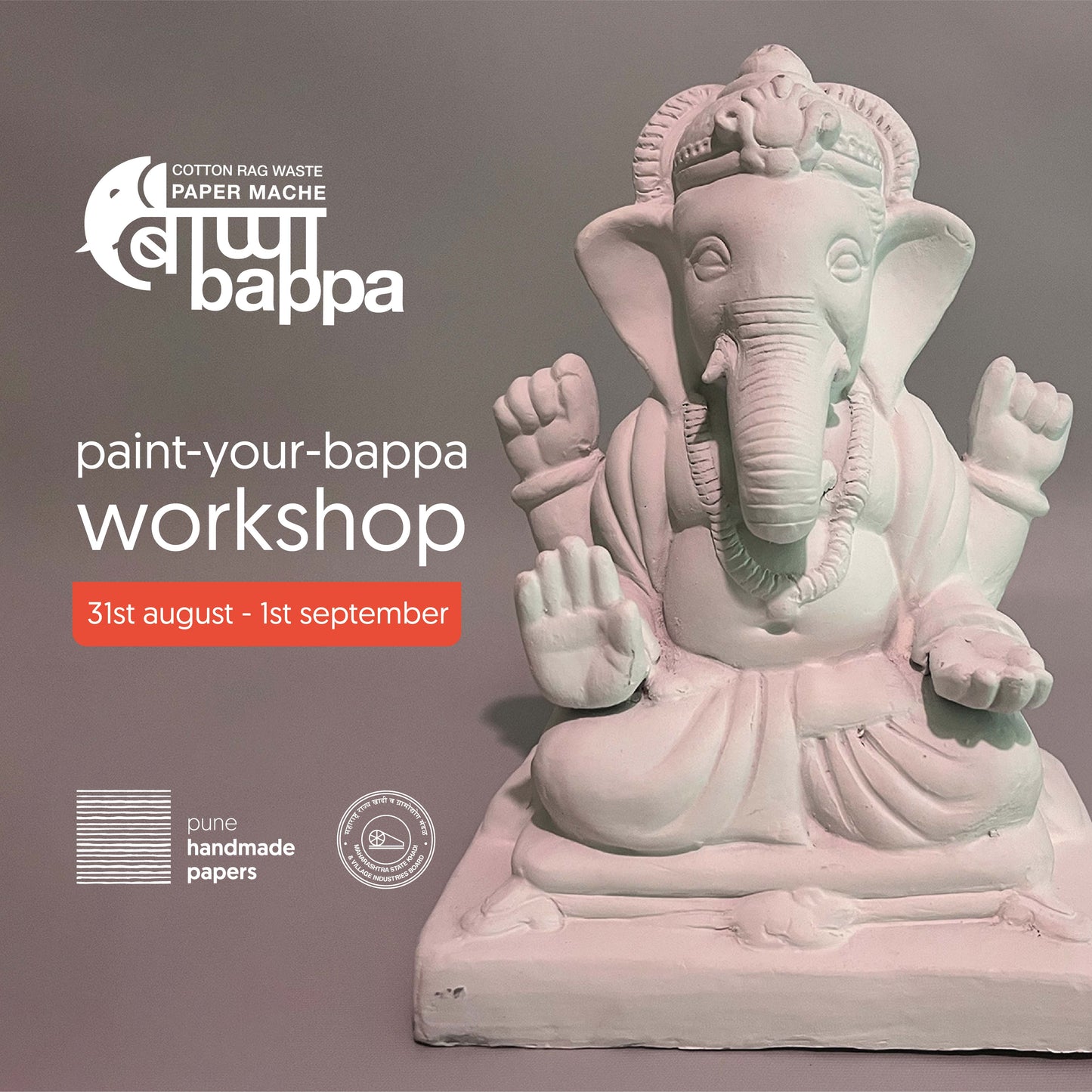 PAINT-YOUR-BAPPA WORKSHOP Pack of 50