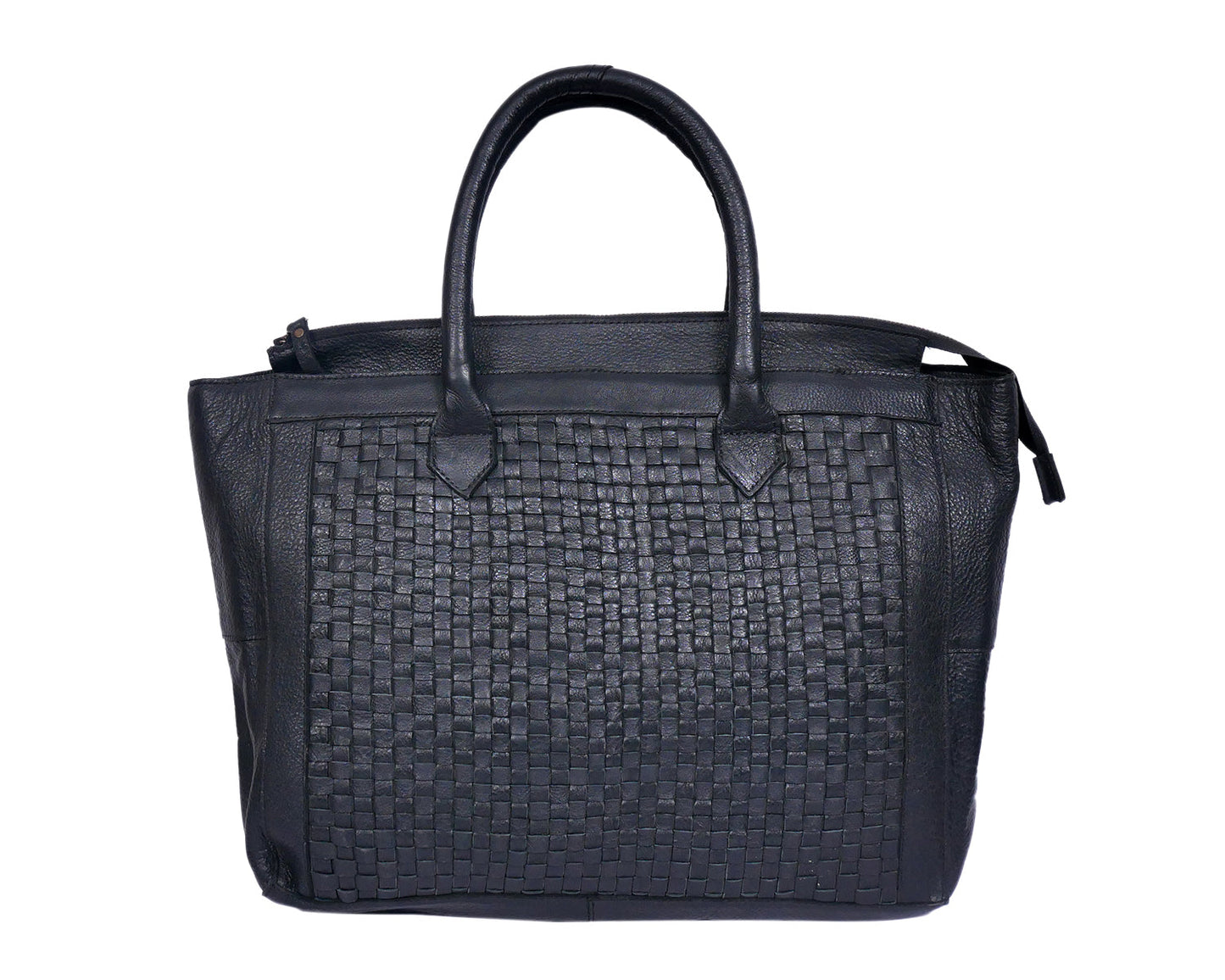 Luxury Noir: Black Leather Shoulder Bag. Art: BG-1495 Pack of 25